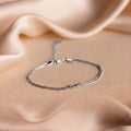 Forever Knot Bracelet – Sterling silver - Meaningful Gift for Couples, Best Friends & Family