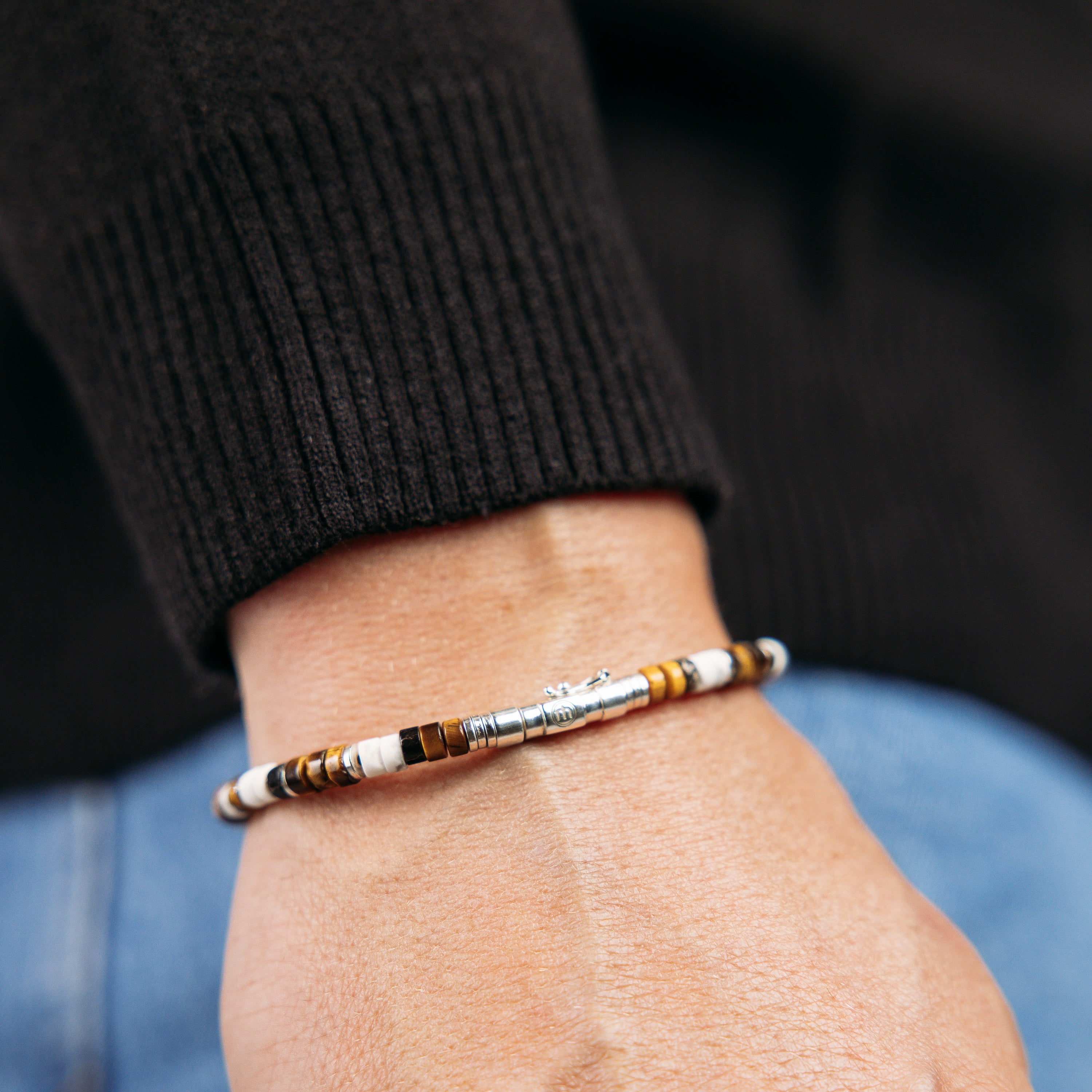 ACE - Tiger Eye & Howlite Mix